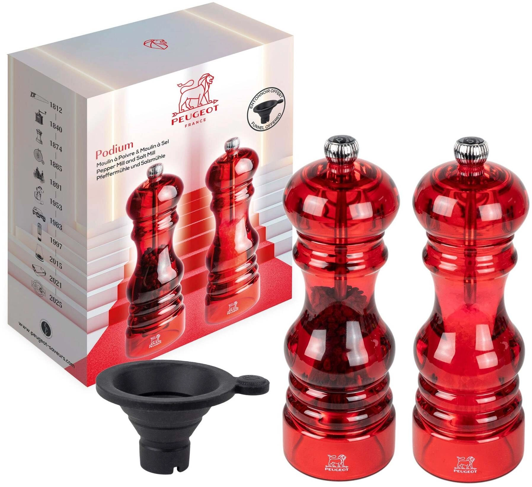 Peugeot Podium pepper and salt mill