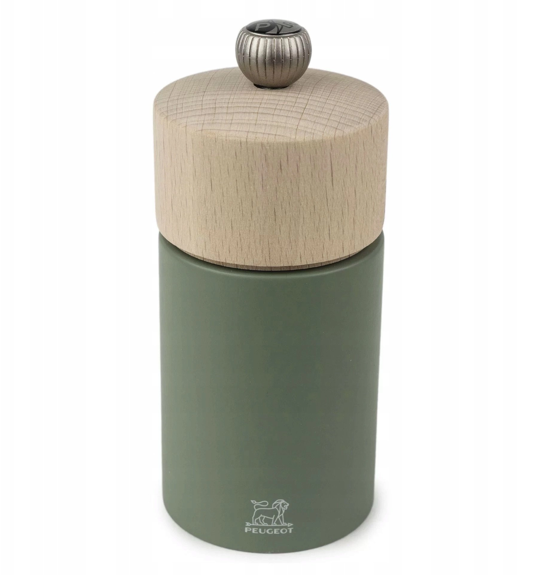 Pepper mill 12 cm dark green
