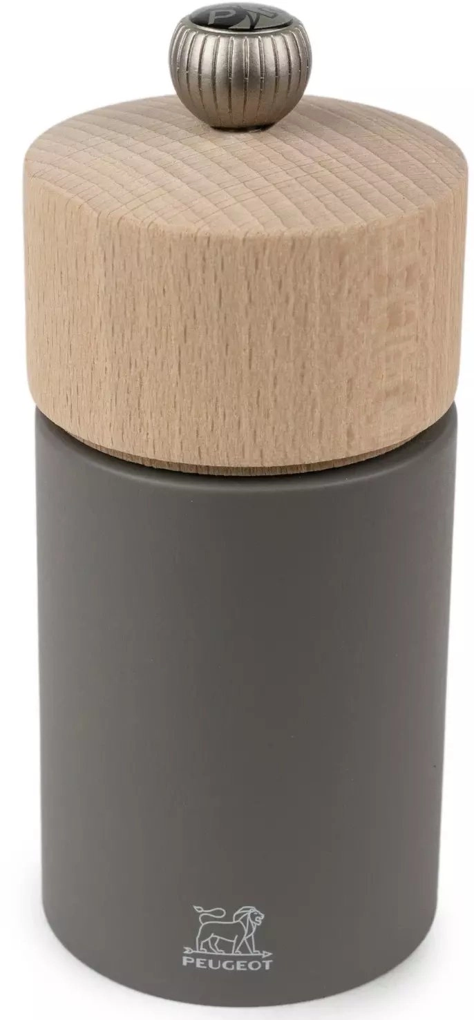 Pepper mill 12 cm dark gray