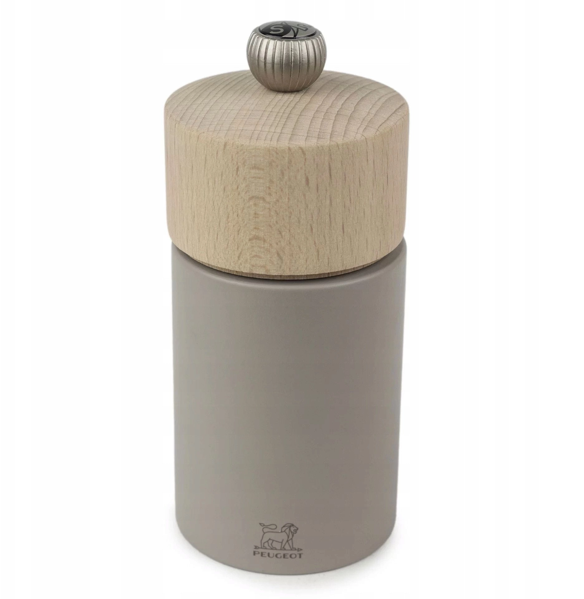 Salt grinder 12 cm light gray