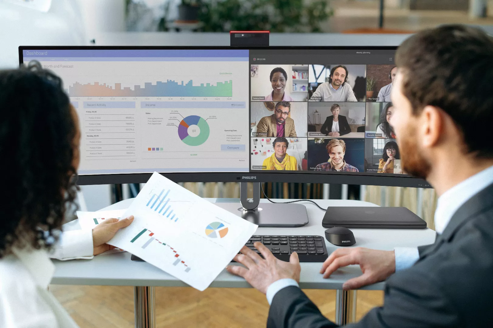 Philips 49B2U6903CH/00 computer monitor 124.5