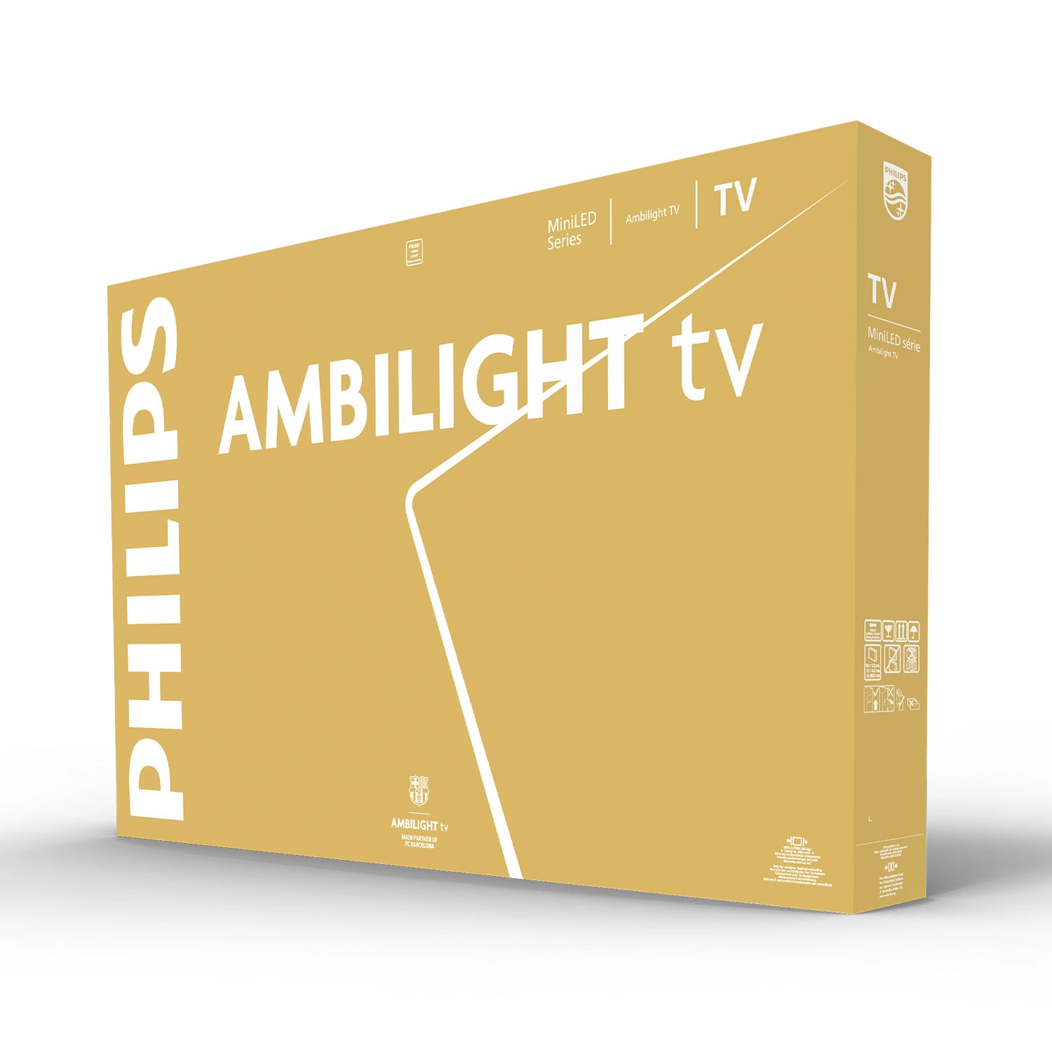 Philips Ambilight 65MLED910/12 televizors 165,1 cm (65") 4K Ultra HD Viedtelevizors Wi-Fi Melns