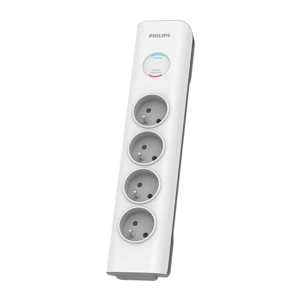 Philips SPN7040WA/60 surge protector White 4