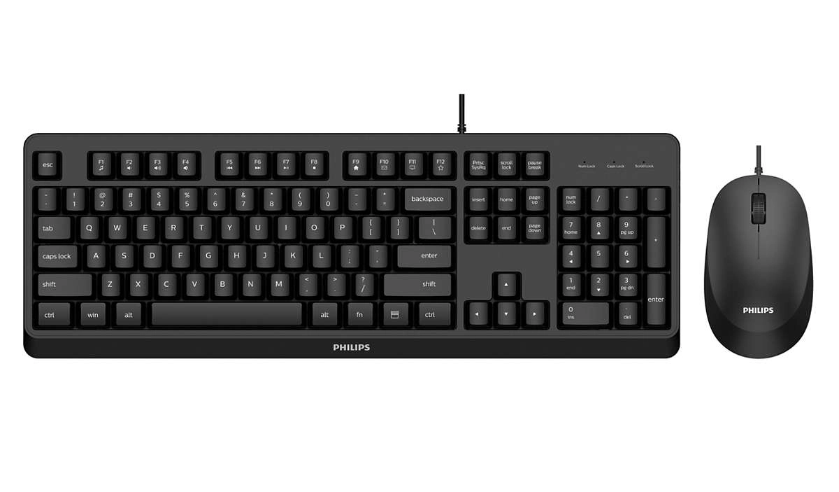 Philips 2000 series SPT6207BL/00 keyboard Mouse