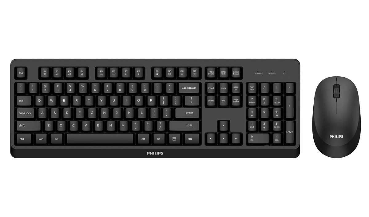 Philips 3000 series SPT6307BL/00 keyboard Mouse