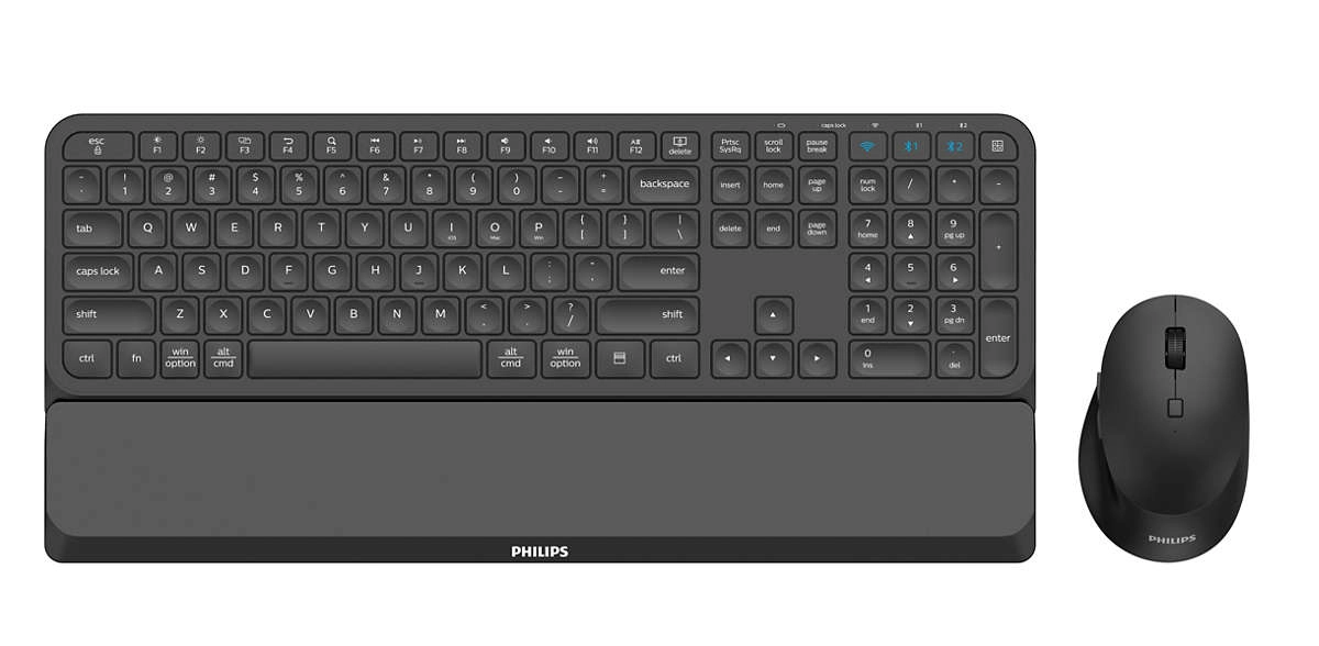 SPT6607B Wireless Combo Black