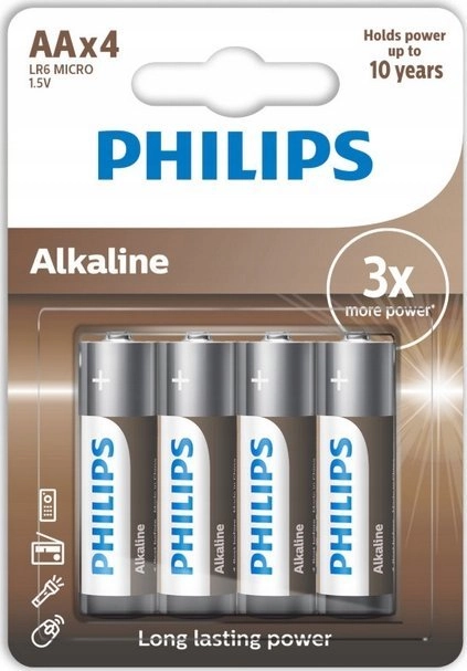 Philips LR6A4B/10 Single-use battery AA Alkaline