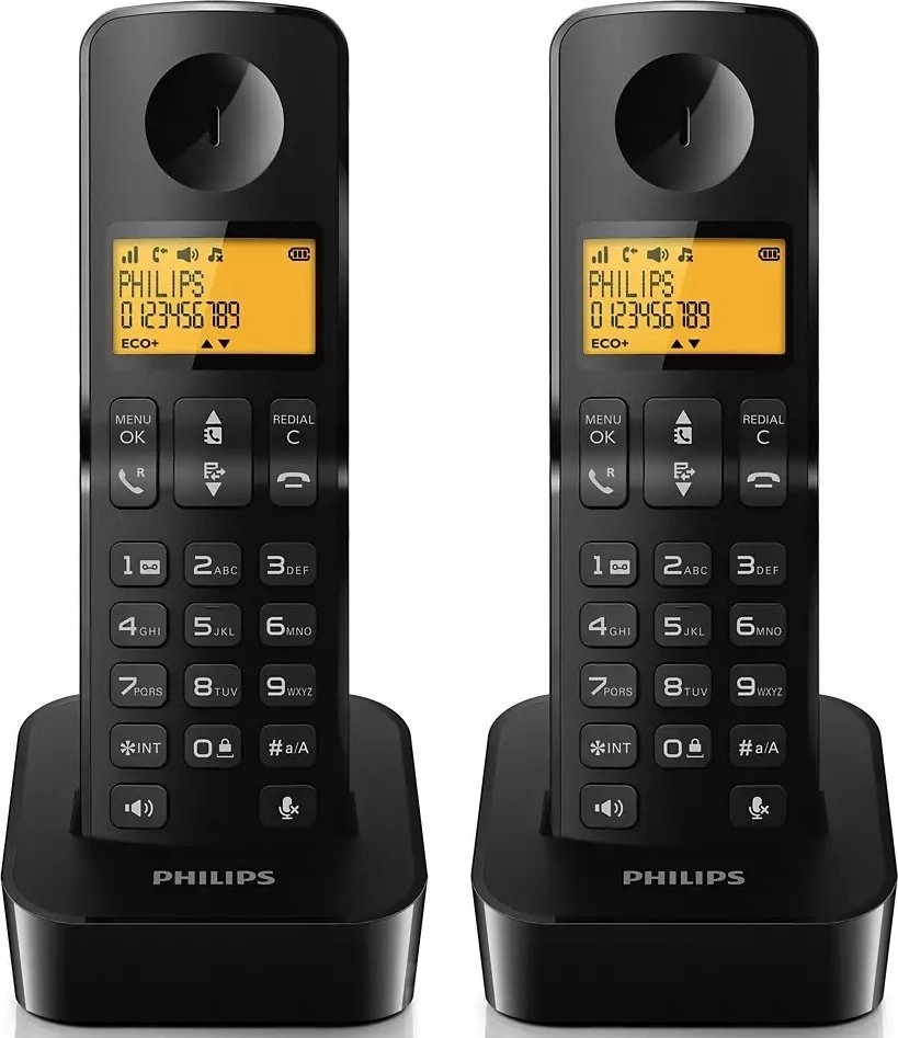 Telefon stacjonarny Philips Philips D2602B/53 telefon