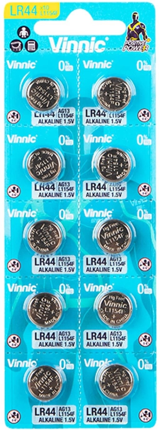 Vinnic AG13-10BB in a blister pack