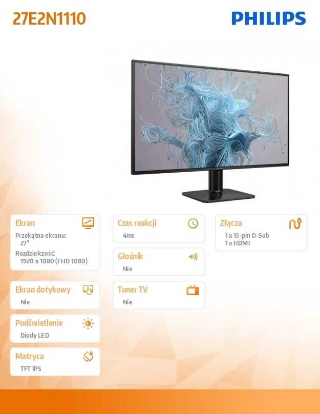 Philips 1000 series 27E2N1110/00 computer monitor