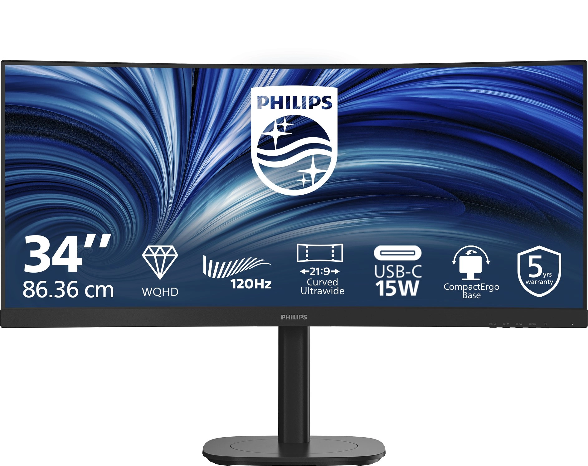 Philips 34B2N3500C/00 computer monitor 86.4