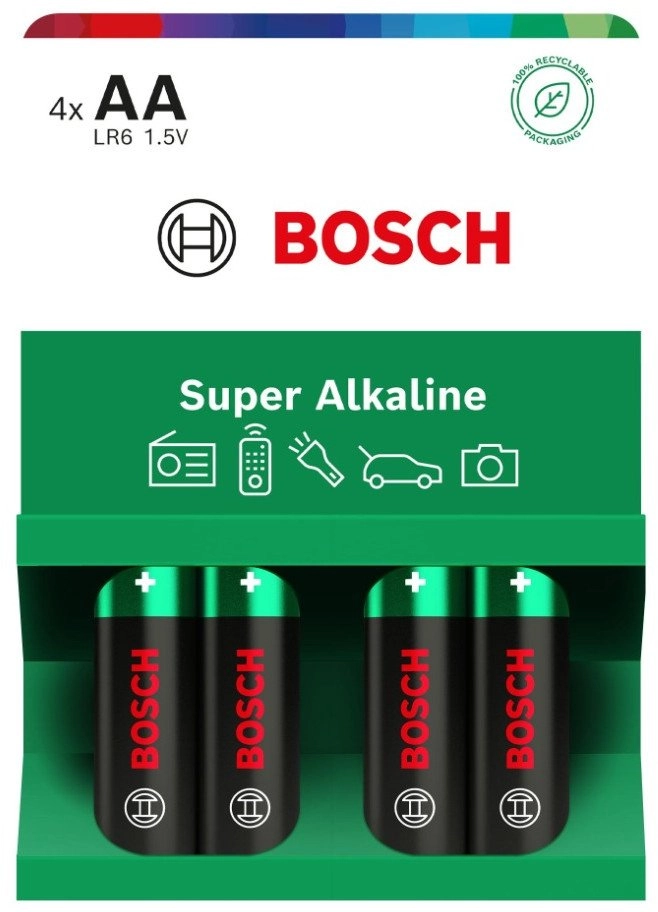 BATERIA BOSCH 4SZT AA SUPER ALKALINE