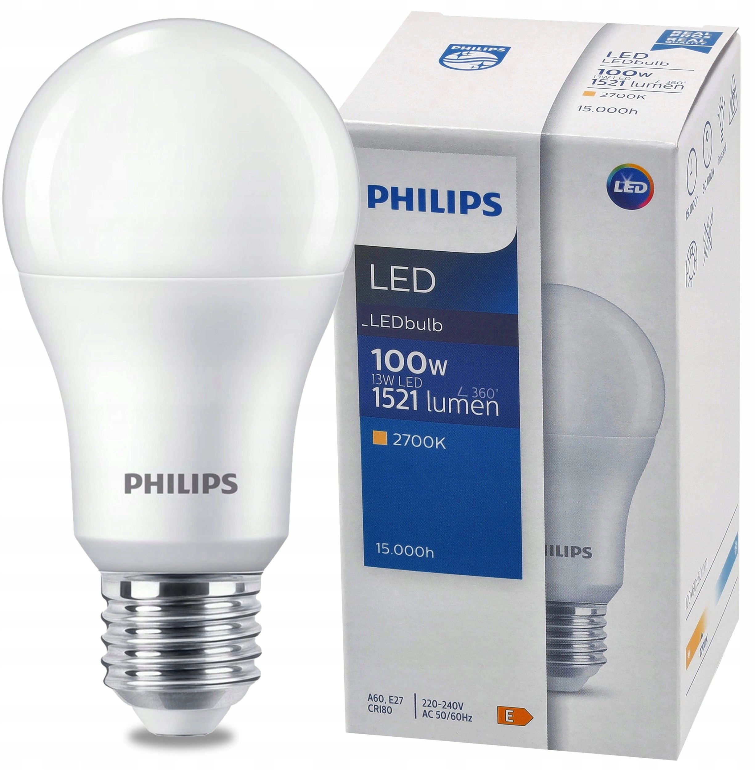 Philips Ecofit LED bulb 13W replacement