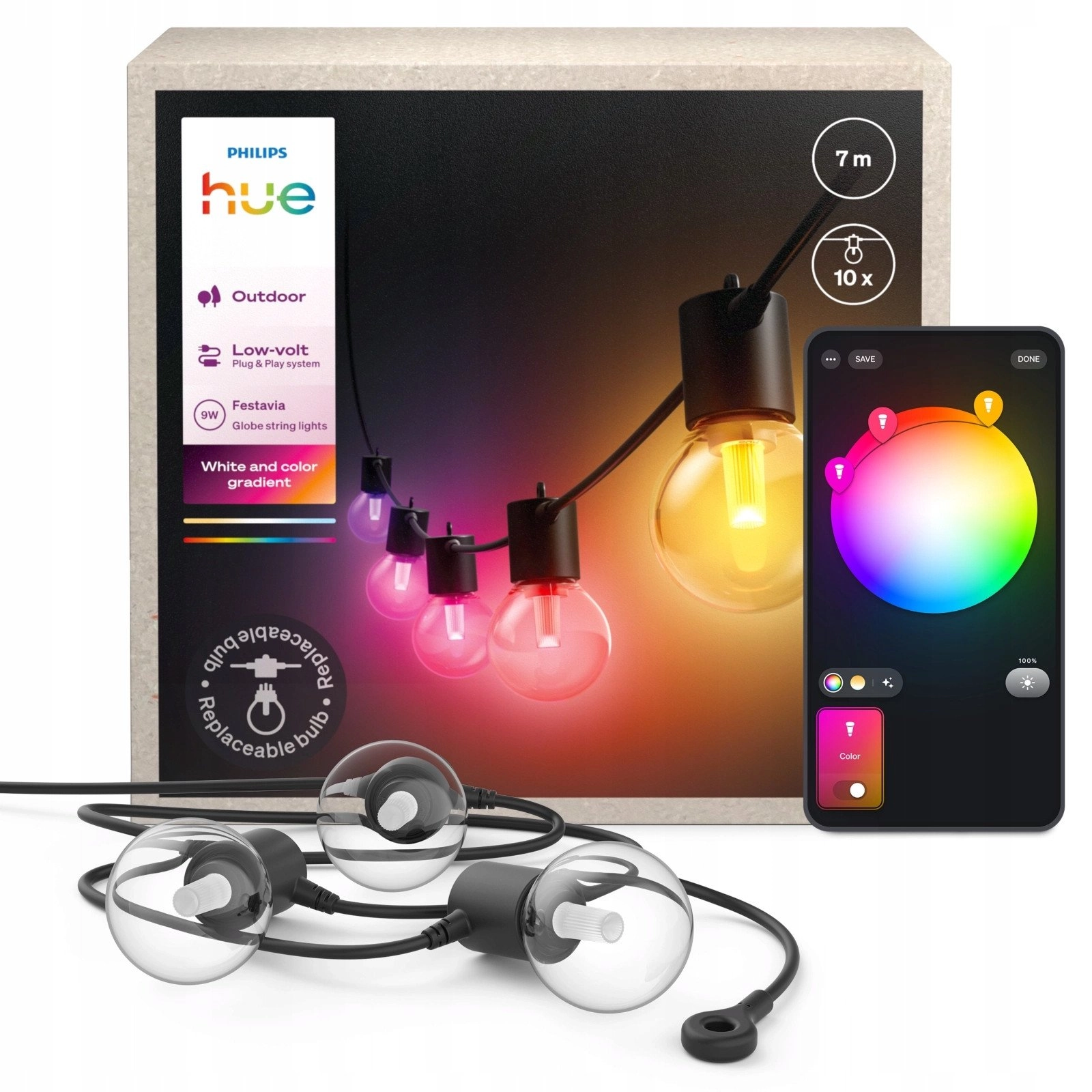 Philips Hue Festavia Globe outdoor fairy
