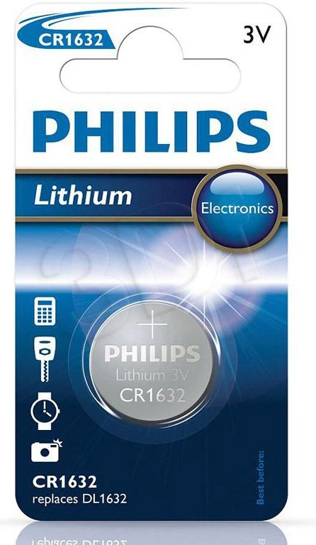 Philips Minicells Battery CR1632/00B CR1632/00B 8712581660246