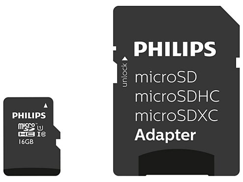 Philips MicroSDHC 16GB class 10/UHS 1