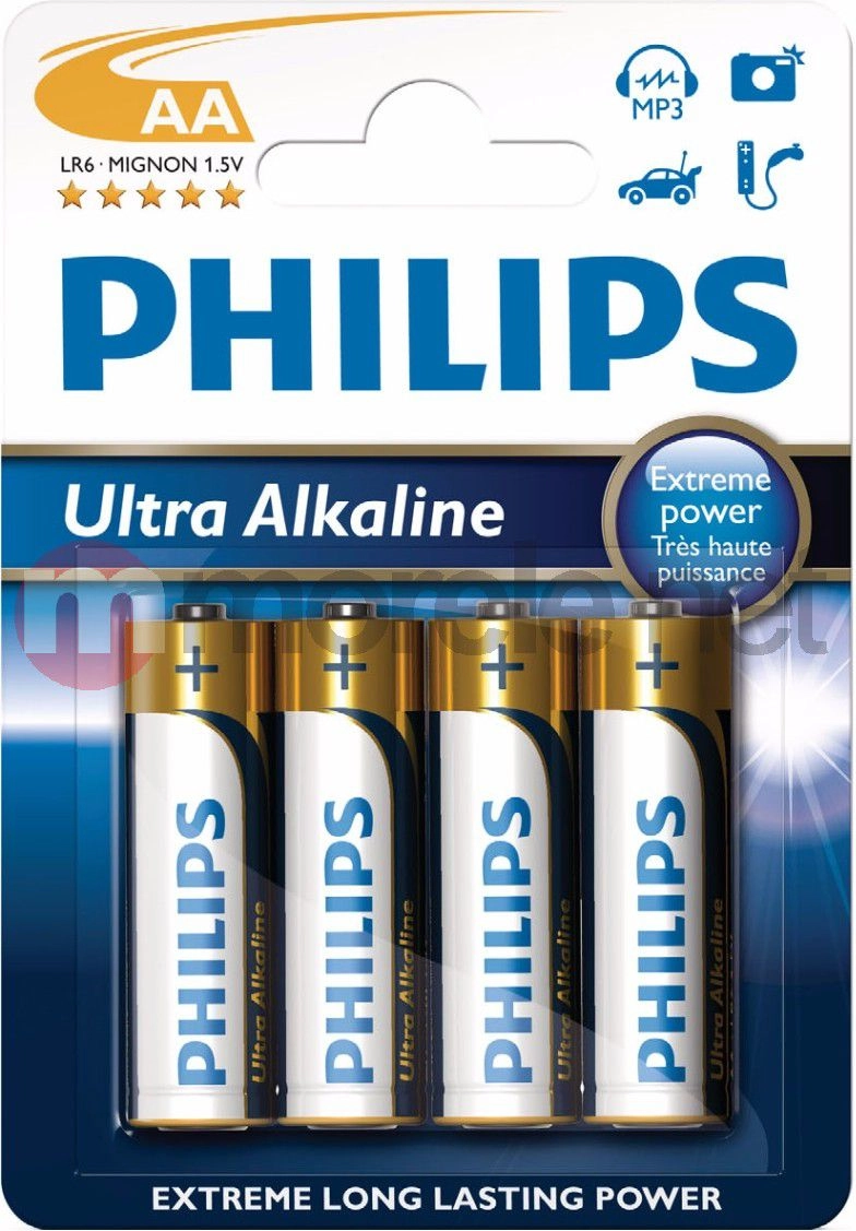 Philips Battery LR6E4B/10 AZPHIUB6LR6E4B1 LR6E4B/10 Phil-LR6E4B/10
