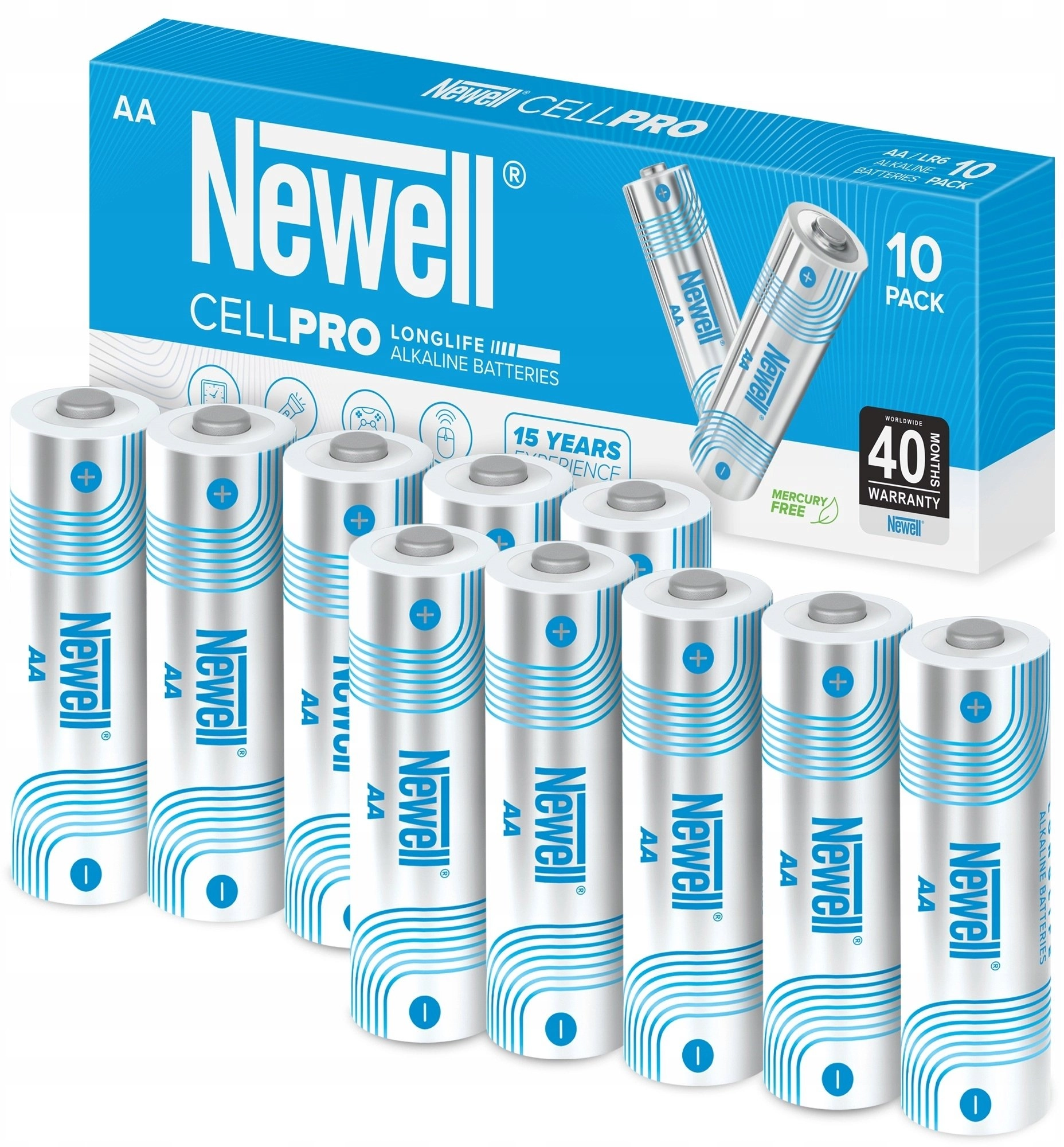 Bateria alkaliczna Newell CellPro AA 10