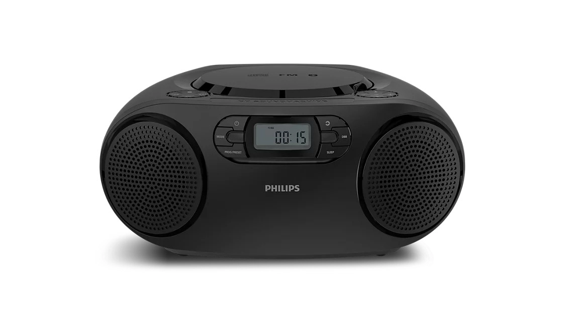 Philips TAZ2000B/10 CD player Silver  Black