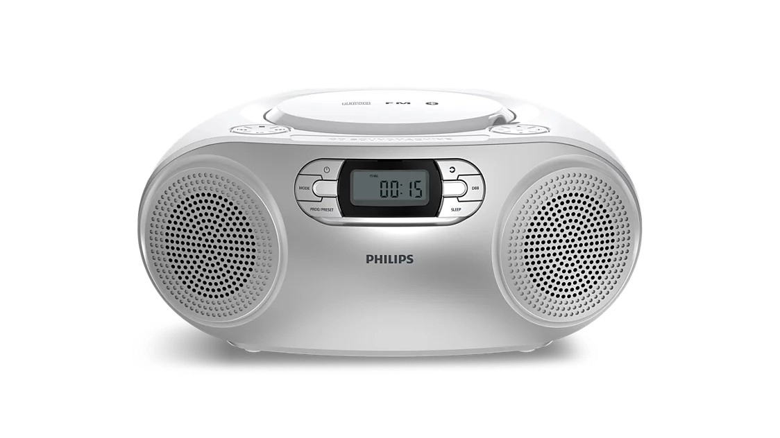 Philips TAZ2000S/10 CD player Silver Portable