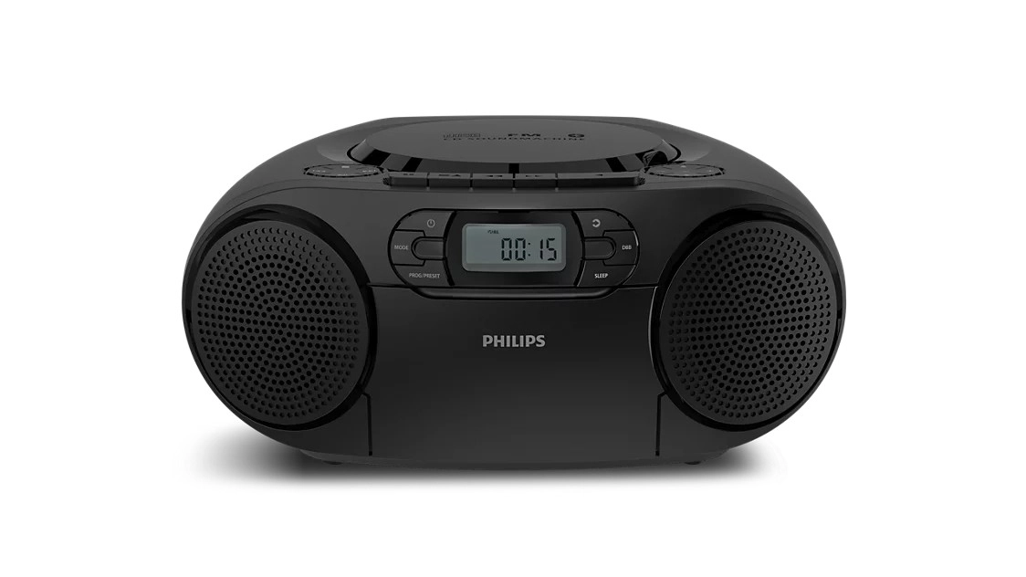 Philips TAZ2200/10 CD player Black Portable