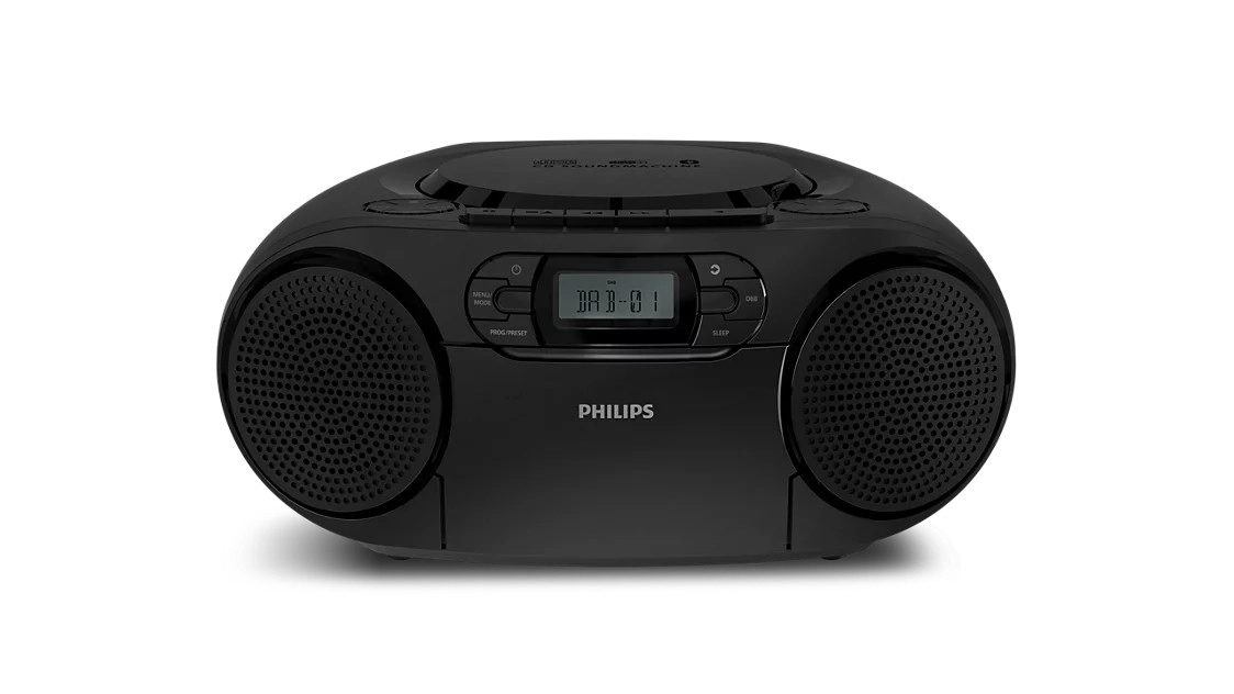 Philips TAZ2500/10 CD player Black Portable