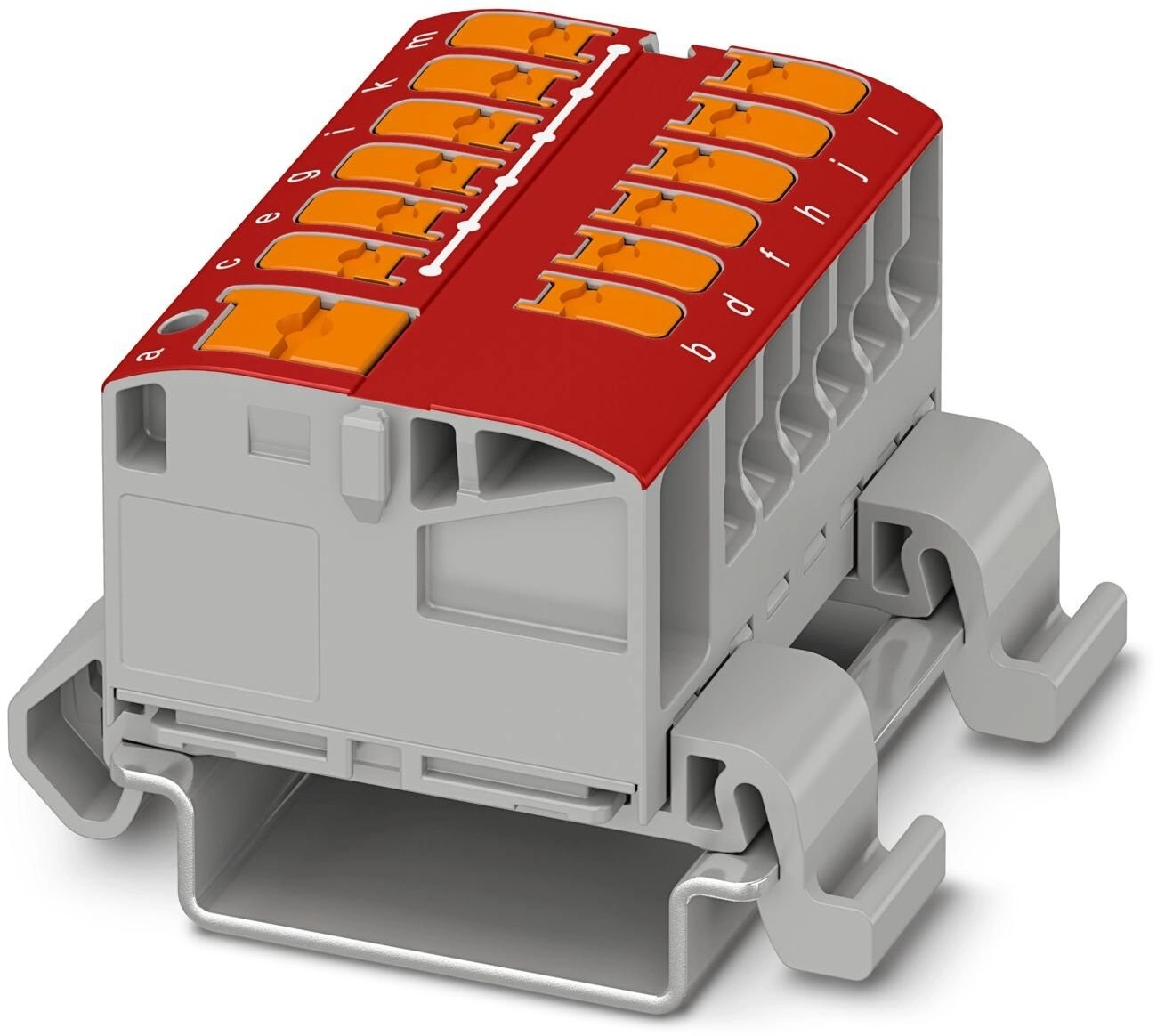 PTVFIX 6/12X2.5-NS35A RD distribution block
