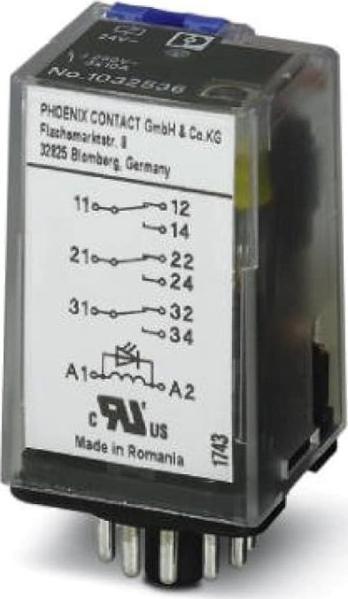 Phoenix Contact Industrial relay 3P 10A