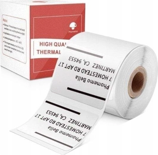 Phomemo Papier Przylepny Naklejki 230x Etykieta