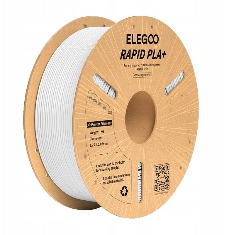 Filament Rapid PLA+ ELEGOO (Biały) 075365