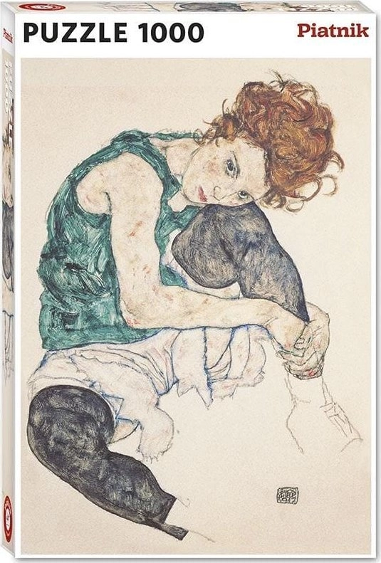 Piatnik Puzzle 1000 - Schiele Sitting