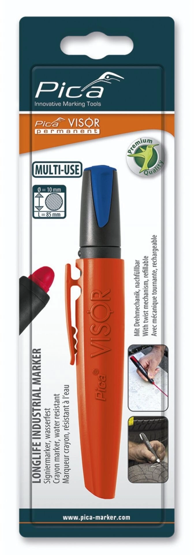 Pica-Marker Pica VISOR permanent Marker blue