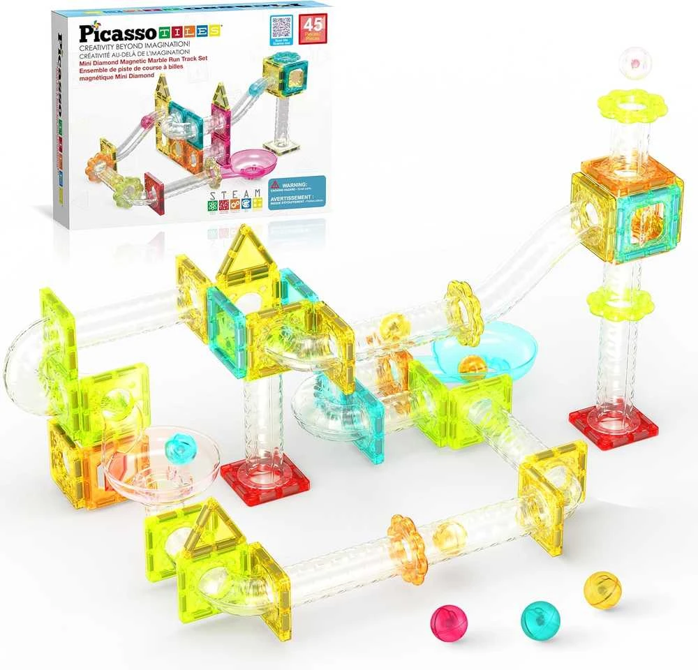 PICASSO TILES Magnetic constructor Marble Run