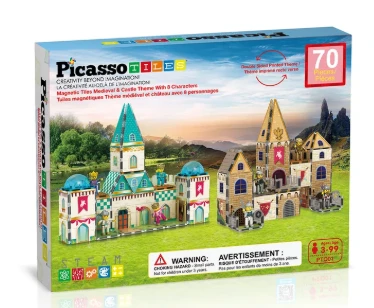 PICASSO TILES Magnetic constructor Medieval Age