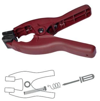 Momentinis staliaus spaustuvvas 16.5cm bendras