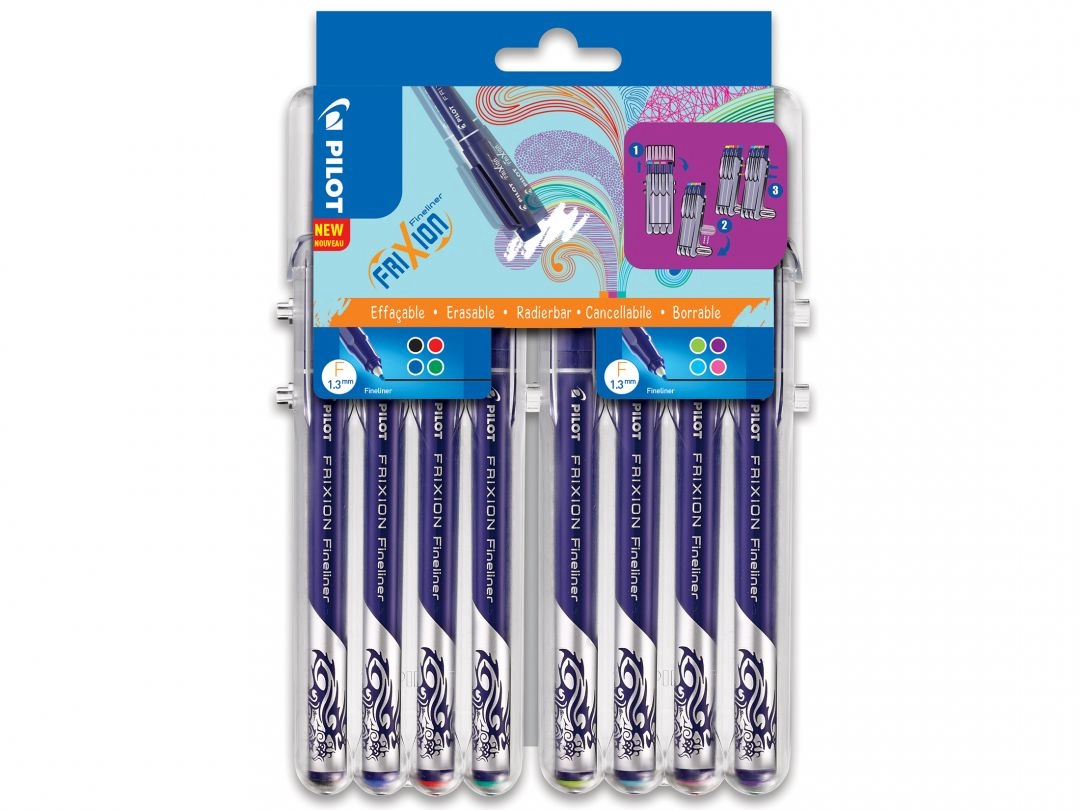 Pilot FriXion fineliner Fine Black  Blue
