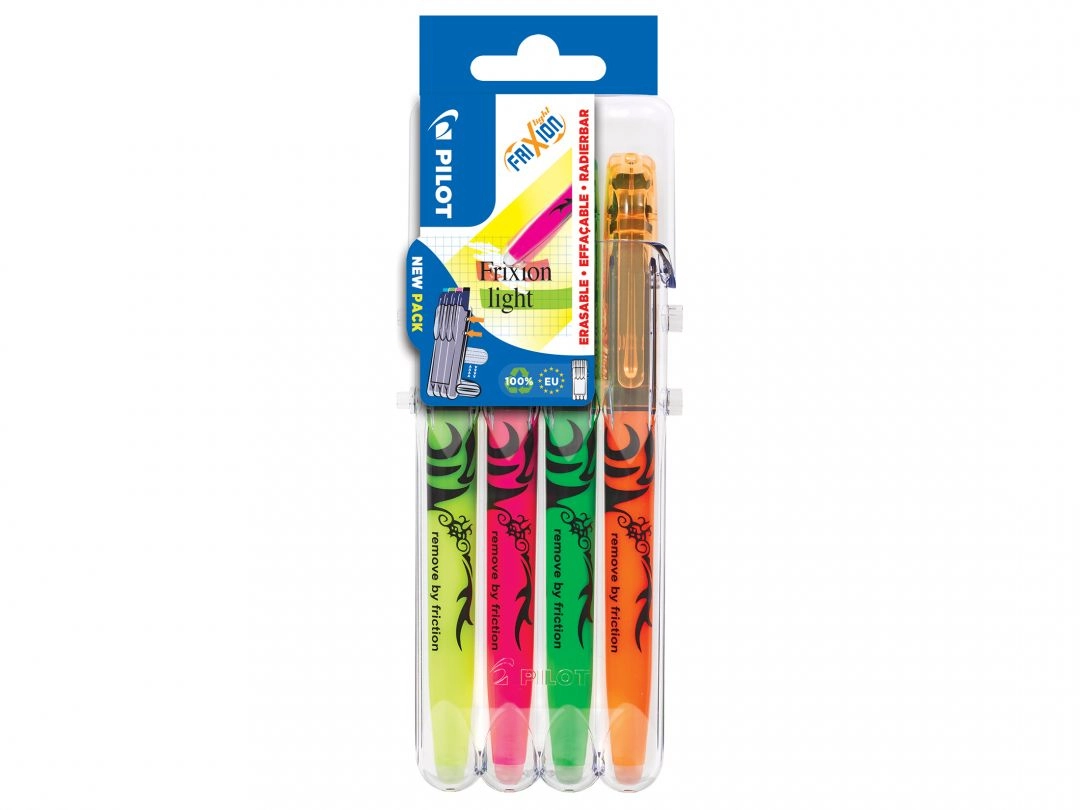 Pilot FriXion Light Green Orange Pink