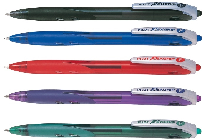 Pilot REX GRIP Black Fine PIBPRG-10R-B