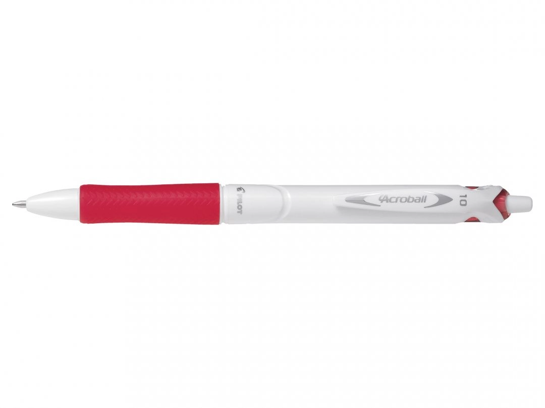 Pilot Acroball Pure White Red BAB-15M-WRR-BG