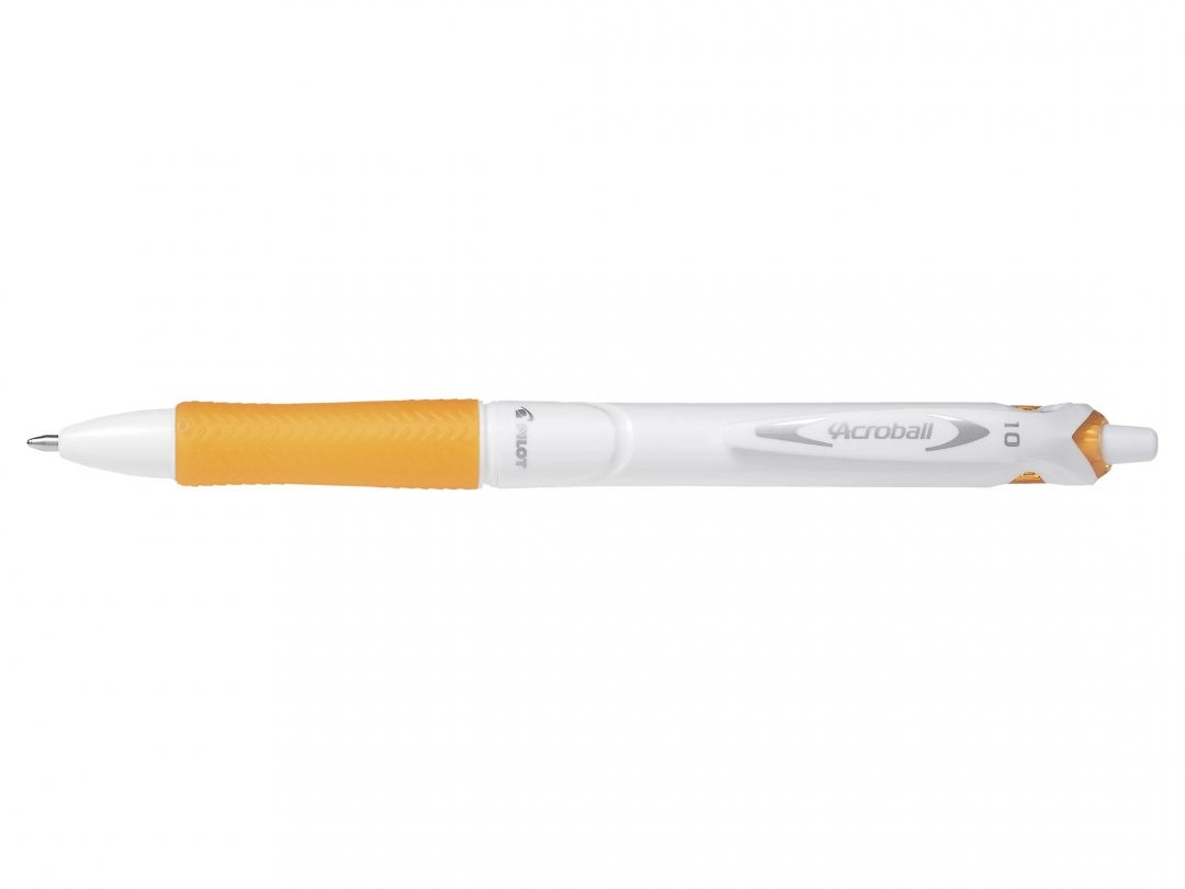 Pilot Acroball Pure White Orange BAB-15M-WO-BG