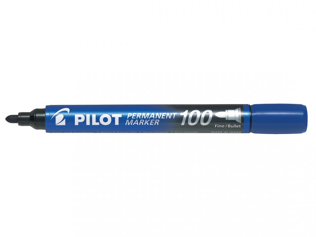 Pilot Permanent Marker 100 Blue SCA-100