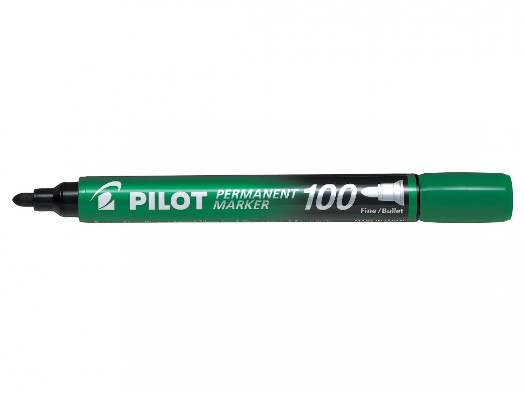 Pilot Permanent Marker 100 Green SCA-100-G