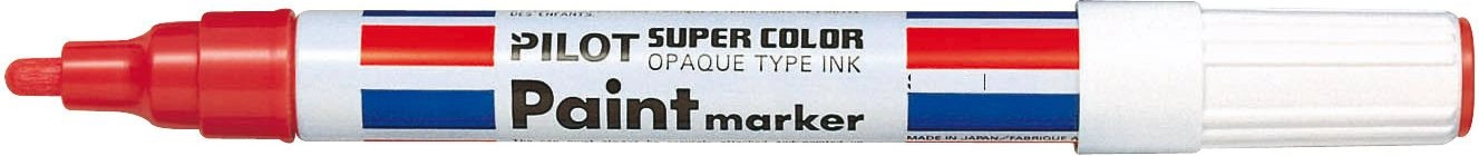 Pilot Oil marker 1mm red (WP1351)