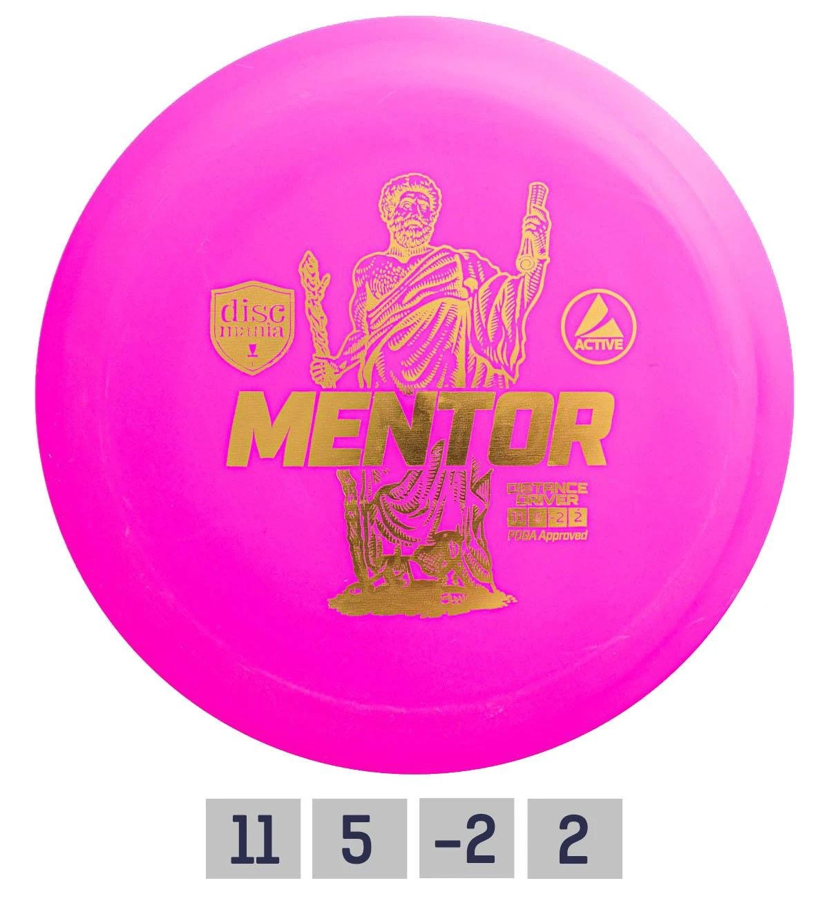 Pink Rožinė Diskgolfo diskas Distance Driver