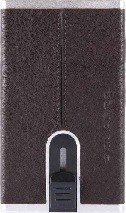 Piquadro Piquadro Black Square Leather Card