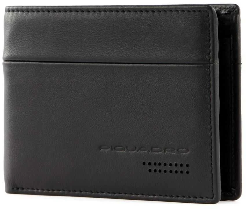 Piquadro   City  Leather  Wallet  Coin Holder