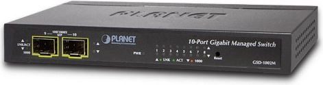 PLANET 8-Port GE + 2-Port SFP