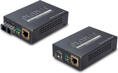 PLANET 1000Base-X to 10/100/1000Base-T PoE (mini-GBIC