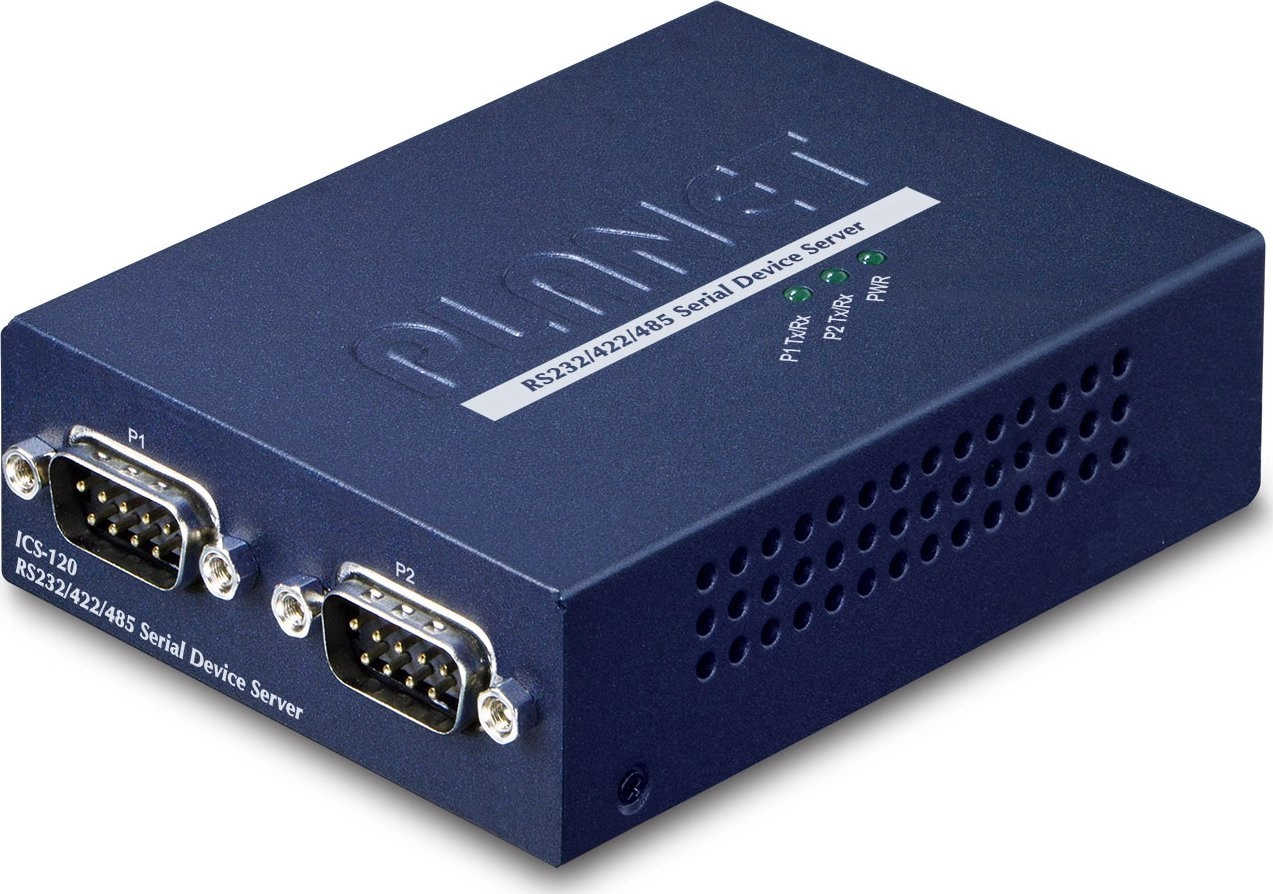 PLANET 2-Port RS232/422/485 to 1-Port FE