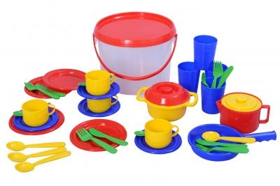 PLASTO - Kitchen set in bucket